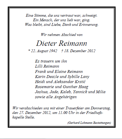 Reimann Dieter