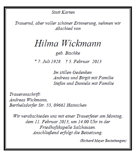 Wickmann Helma