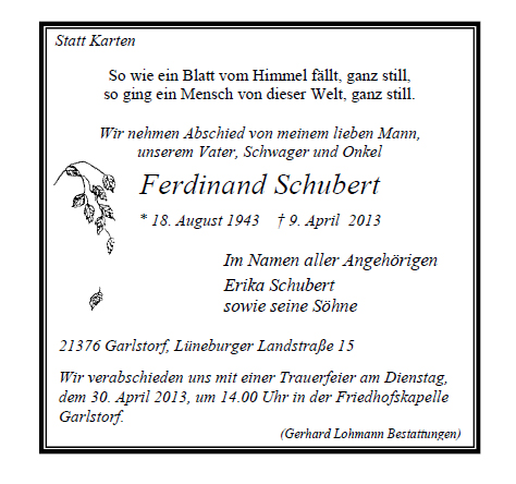 Schubert Ferdinand