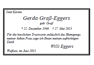 Graß Eggers GerdaTrauerdank