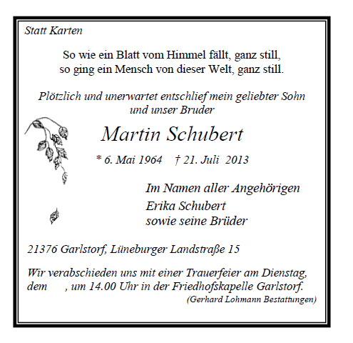 Schubert Martin