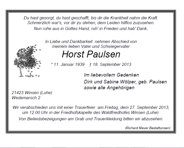 Paulsen Horst