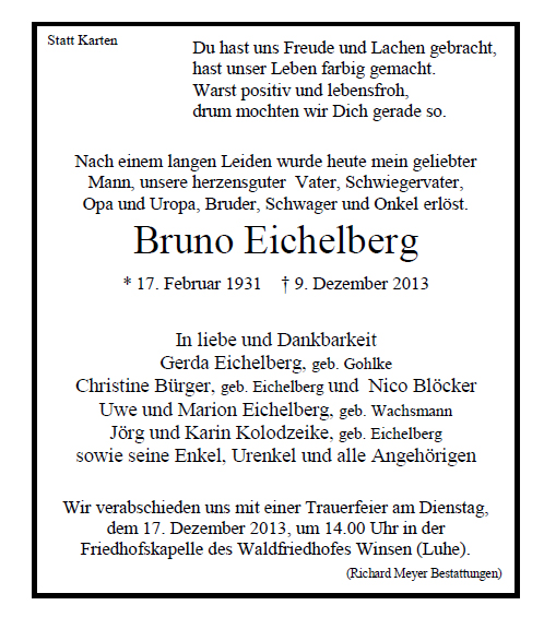 Eichelberg Bruno