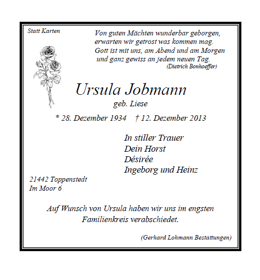 Jobmann Ursula