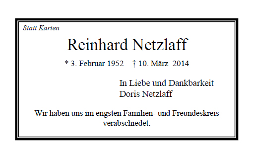 Netzlaff Reinhard