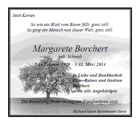 Borchert Margarete