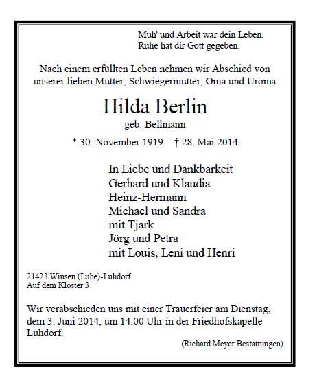 Berlin Hilda