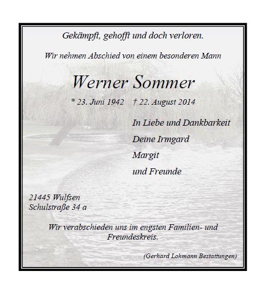 Sommer Werner
