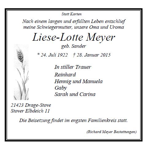 Meyer Liese-Lotte