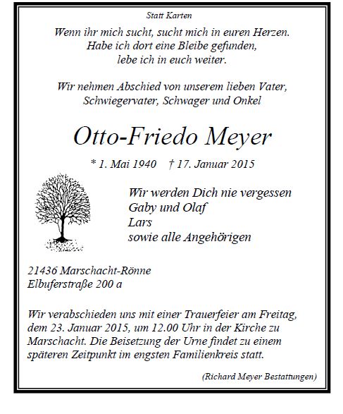 Meyer Otto Friedo