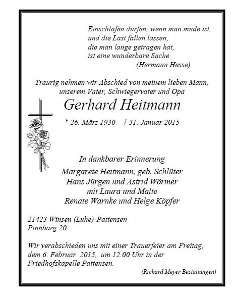 Heitmann Gerhard