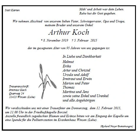 Koch Arthur 2015