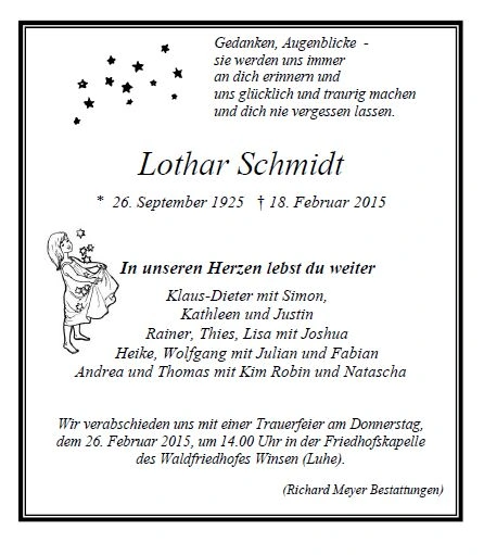 Schmidt Lothar