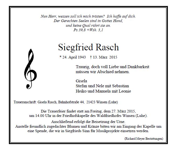 Rasch Siegfried