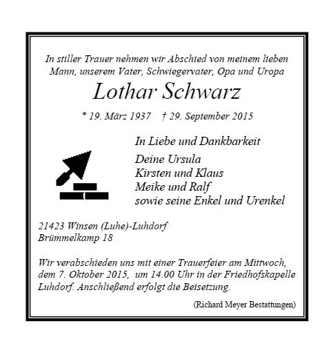 Schwarz Lothar