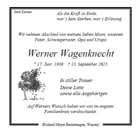 Wagenknecht  Werner