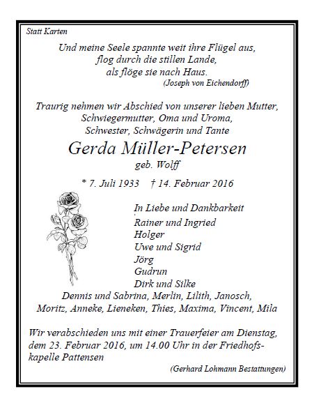 Müller Petersen Gerda