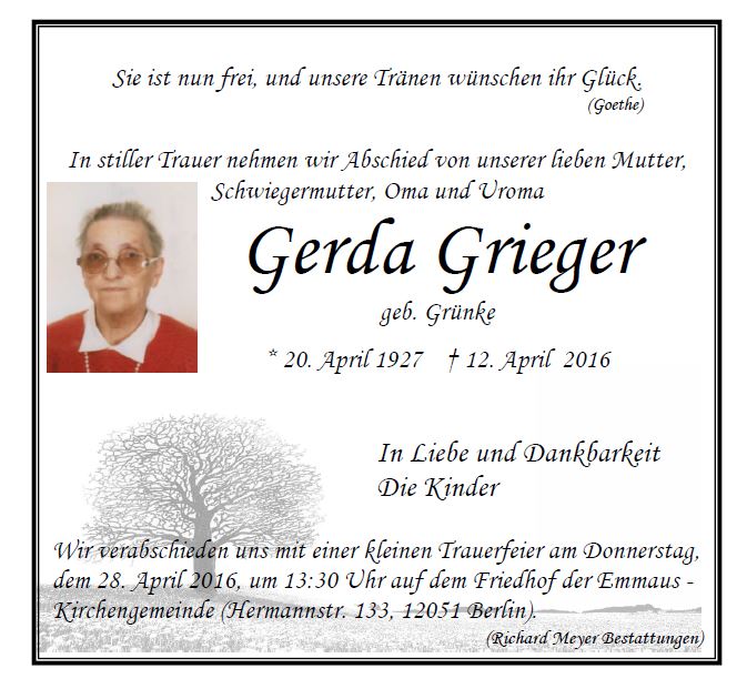 Grieger Gerda
