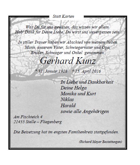 Kunz Gerhard