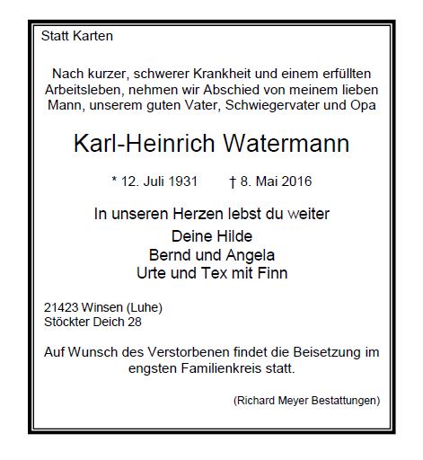 Watermann Karl-Heinrich