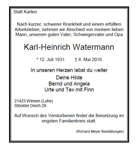 Watermann Karl-Heinrich