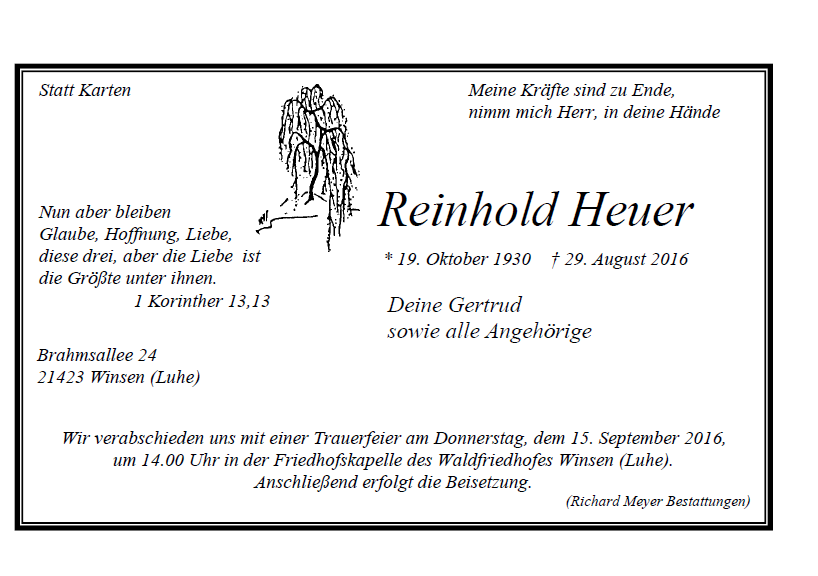 Heuer Reinhold