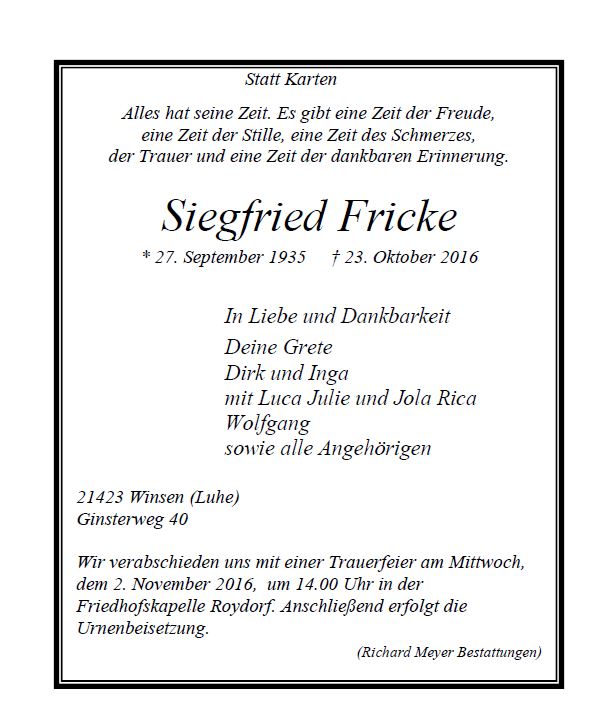Fricke-Siegfried